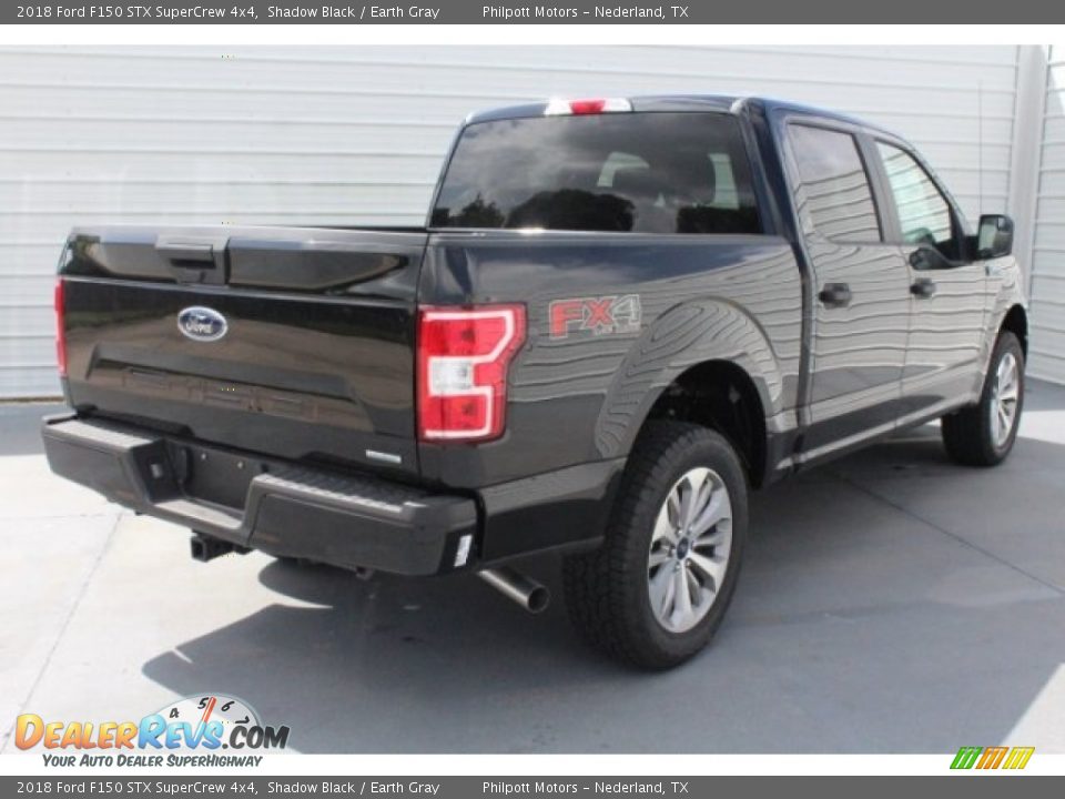 2018 Ford F150 STX SuperCrew 4x4 Shadow Black / Earth Gray Photo #10