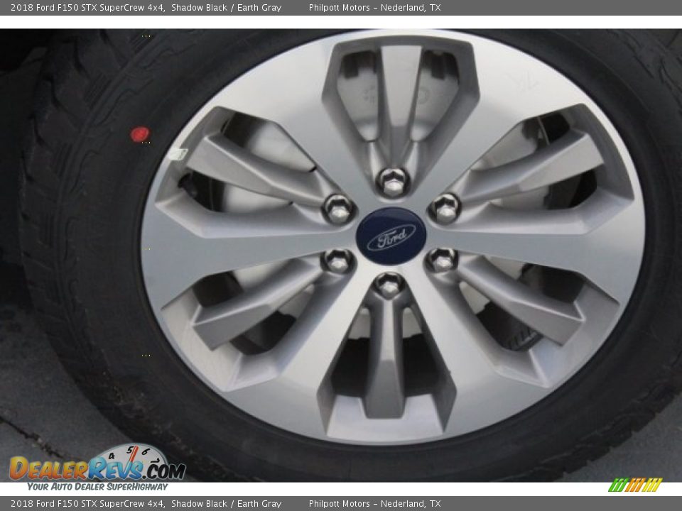 2018 Ford F150 STX SuperCrew 4x4 Shadow Black / Earth Gray Photo #12