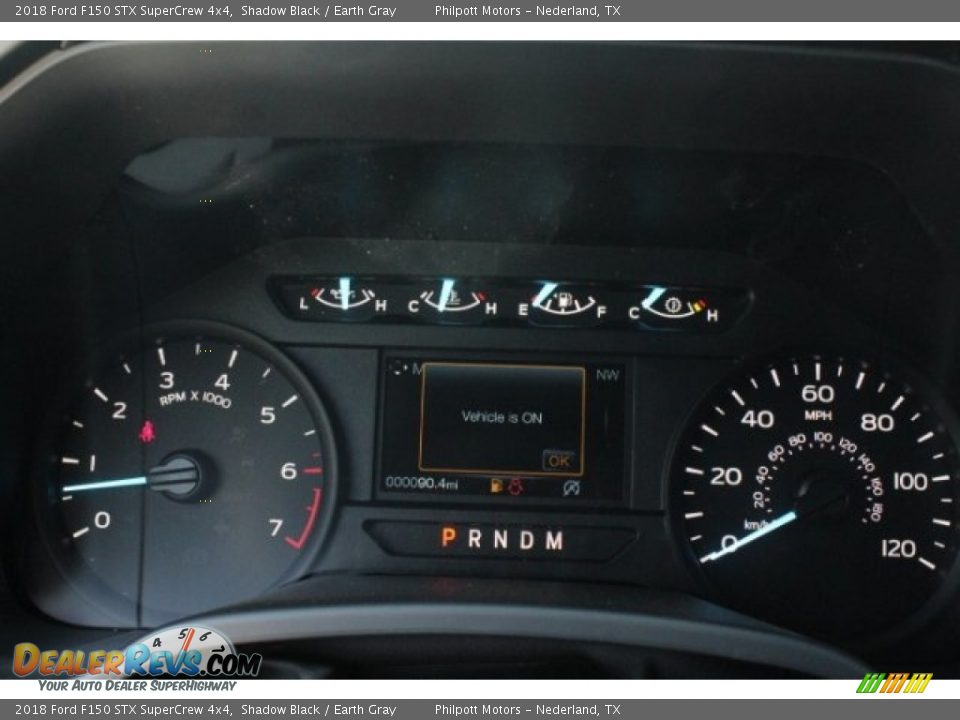 2018 Ford F150 STX SuperCrew 4x4 Shadow Black / Earth Gray Photo #20
