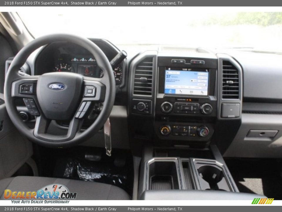 2018 Ford F150 STX SuperCrew 4x4 Shadow Black / Earth Gray Photo #24