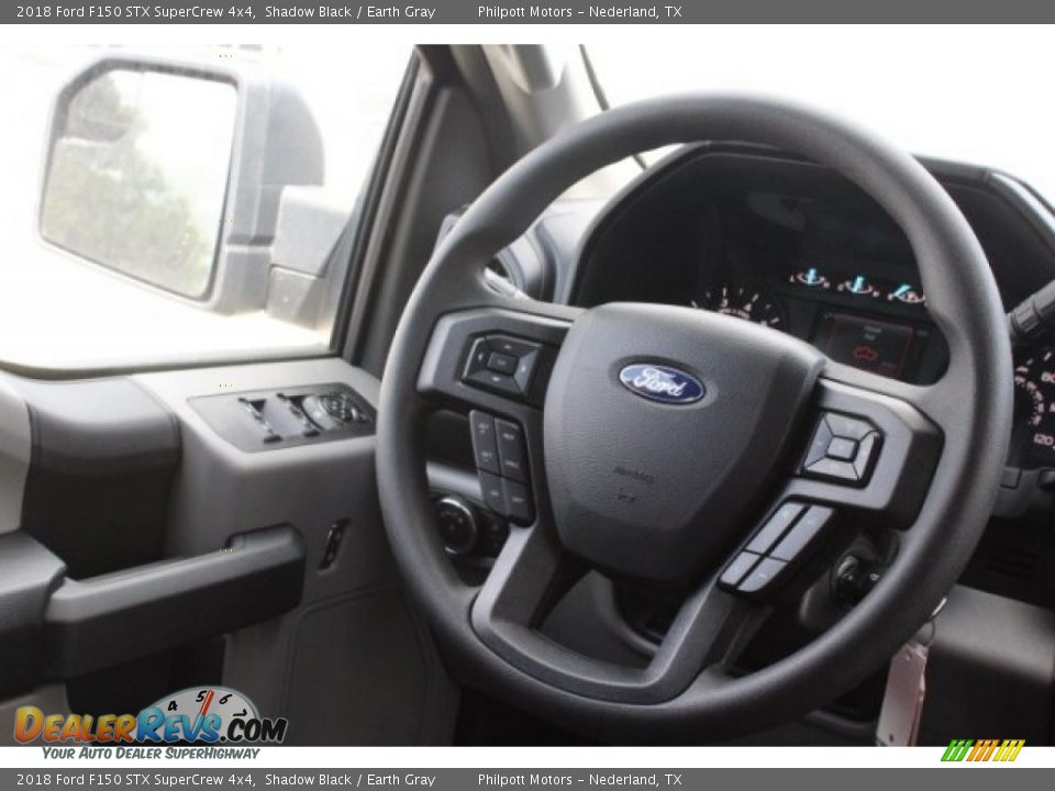 2018 Ford F150 STX SuperCrew 4x4 Shadow Black / Earth Gray Photo #25