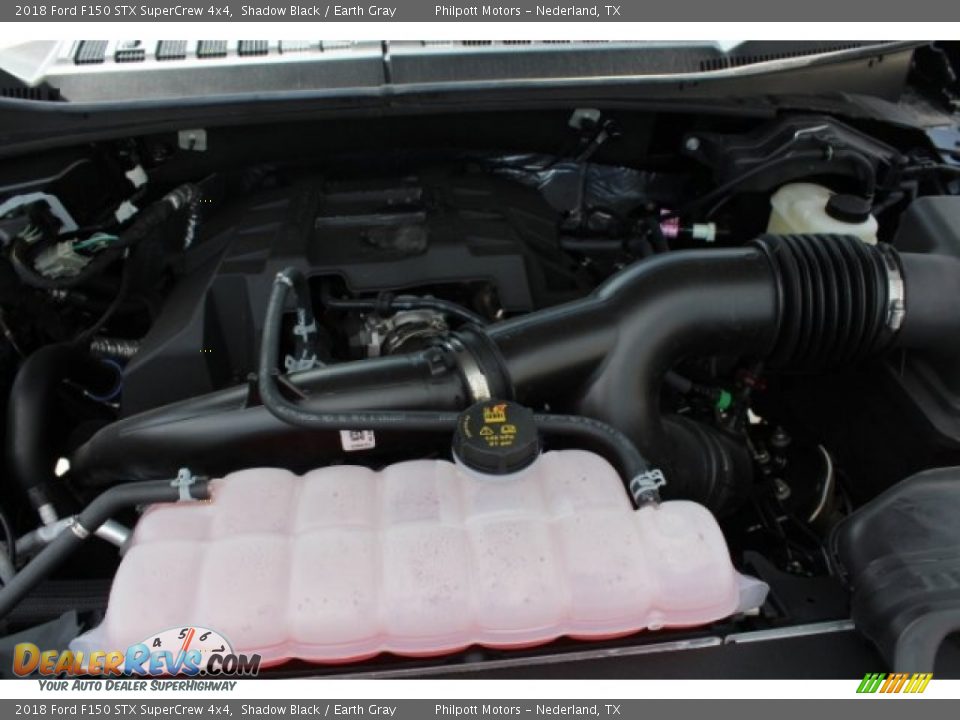 2018 Ford F150 STX SuperCrew 4x4 Shadow Black / Earth Gray Photo #32