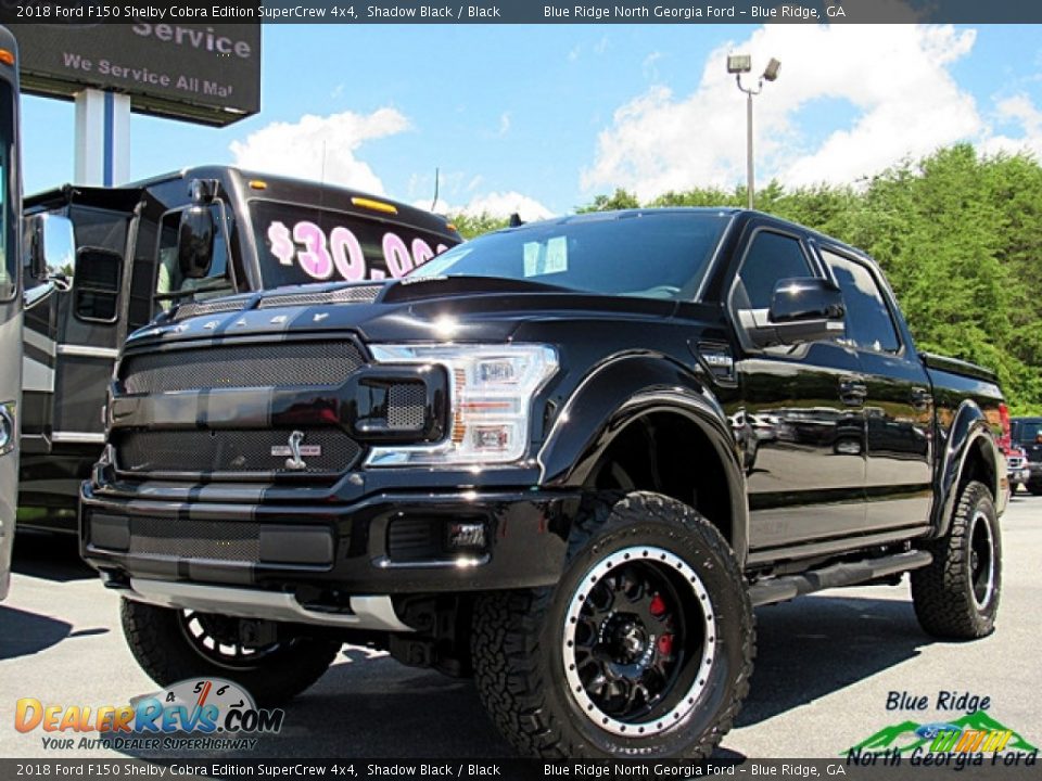 2018 Ford F150 Shelby Cobra Edition SuperCrew 4x4 Shadow Black / Black Photo #1