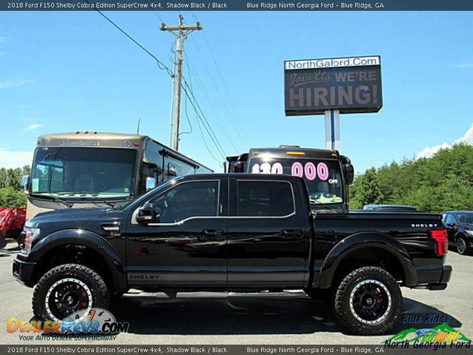 2018 Ford F150 Shelby Cobra Edition SuperCrew 4x4 Shadow Black / Black Photo #2