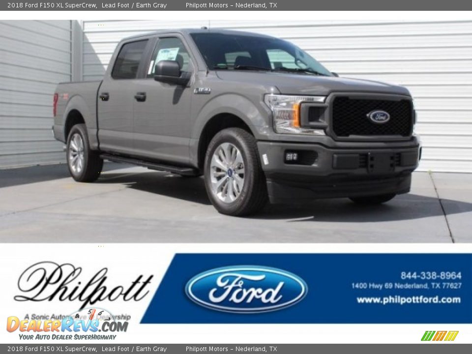 2018 Ford F150 XL SuperCrew Lead Foot / Earth Gray Photo #1