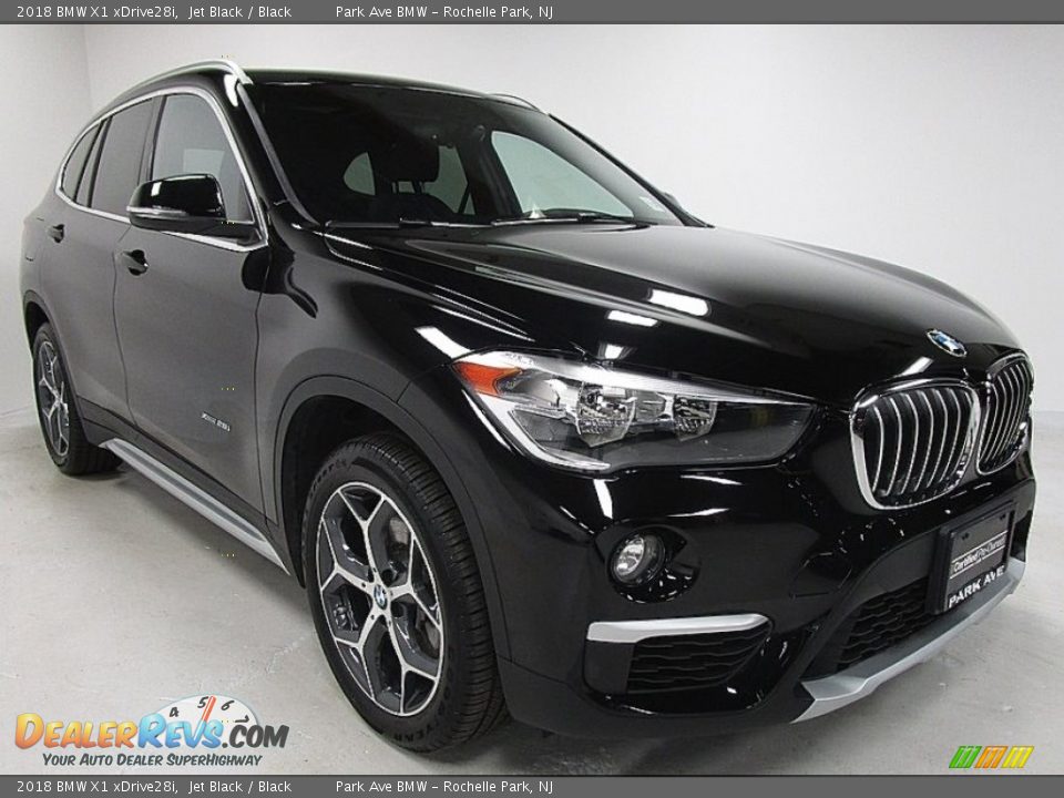 2018 BMW X1 xDrive28i Jet Black / Black Photo #7