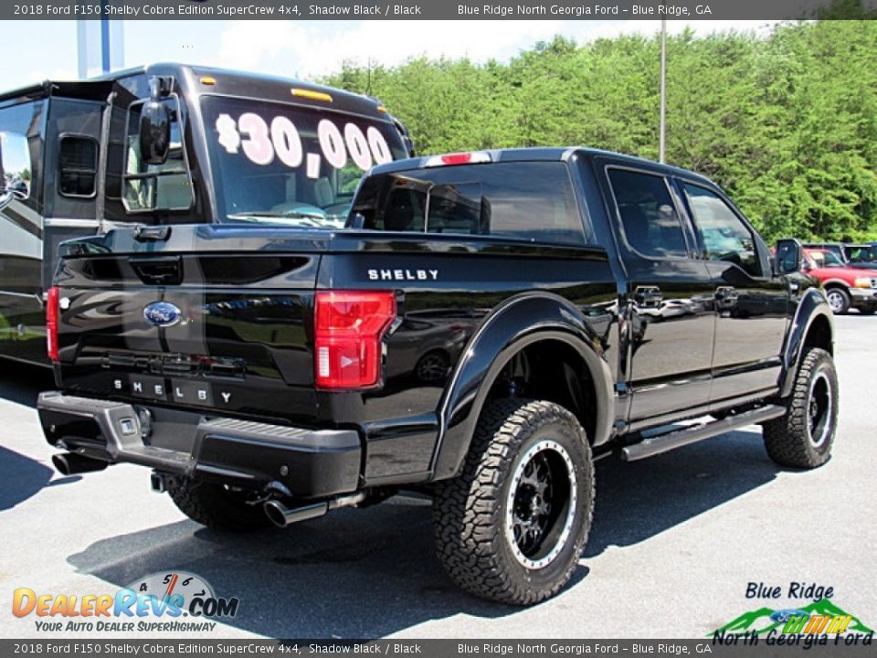 2018 Ford F150 Shelby Cobra Edition SuperCrew 4x4 Shadow Black / Black Photo #5