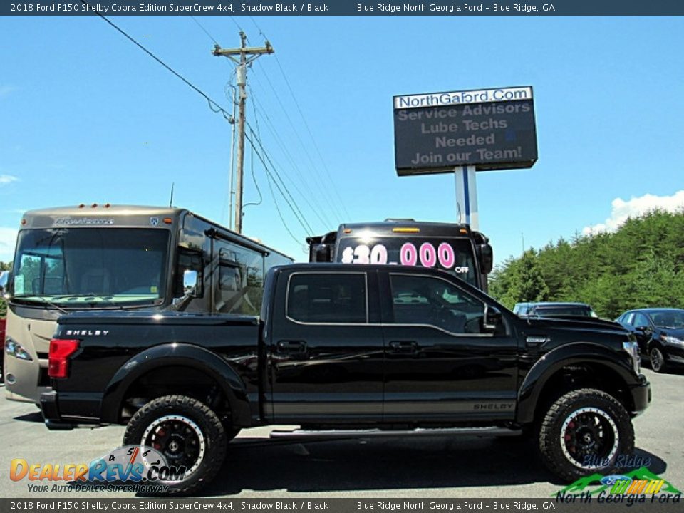 2018 Ford F150 Shelby Cobra Edition SuperCrew 4x4 Shadow Black / Black Photo #6