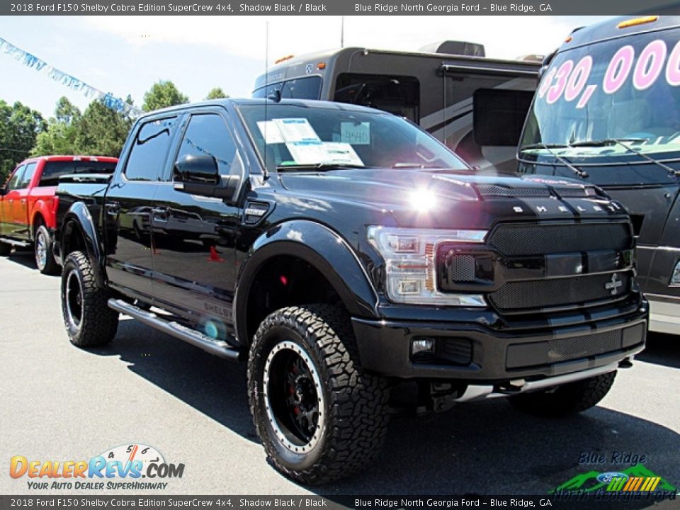 2018 Ford F150 Shelby Cobra Edition SuperCrew 4x4 Shadow Black / Black Photo #7