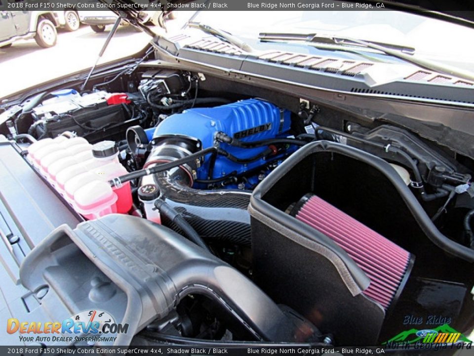 2018 Ford F150 Shelby Cobra Edition SuperCrew 4x4 Shadow Black / Black Photo #10