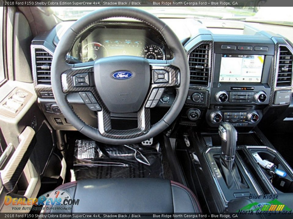 2018 Ford F150 Shelby Cobra Edition SuperCrew 4x4 Shadow Black / Black Photo #15