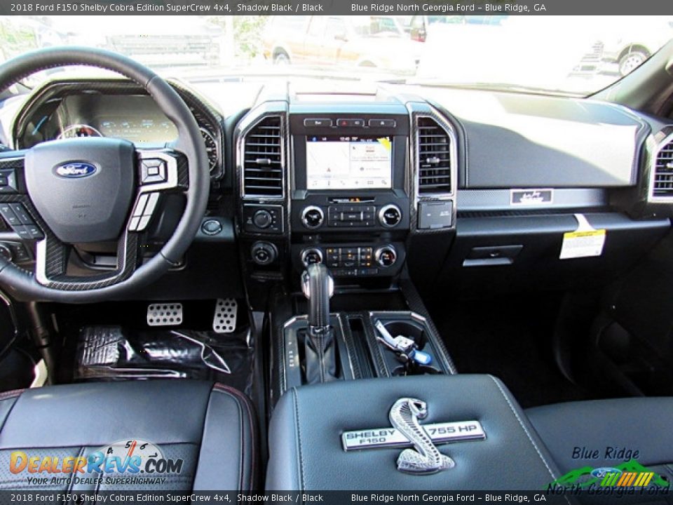 2018 Ford F150 Shelby Cobra Edition SuperCrew 4x4 Shadow Black / Black Photo #16