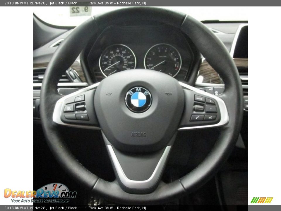 2018 BMW X1 xDrive28i Jet Black / Black Photo #26