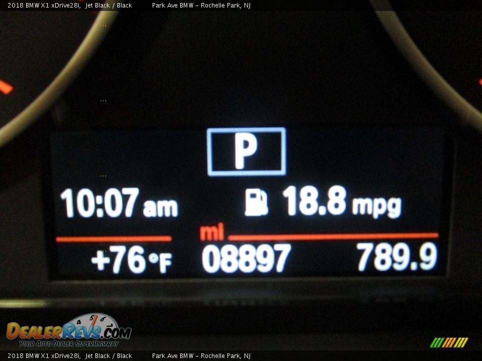 2018 BMW X1 xDrive28i Jet Black / Black Photo #27