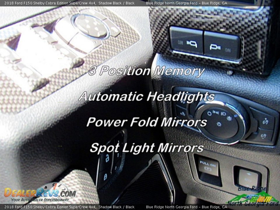 2018 Ford F150 Shelby Cobra Edition SuperCrew 4x4 Shadow Black / Black Photo #25