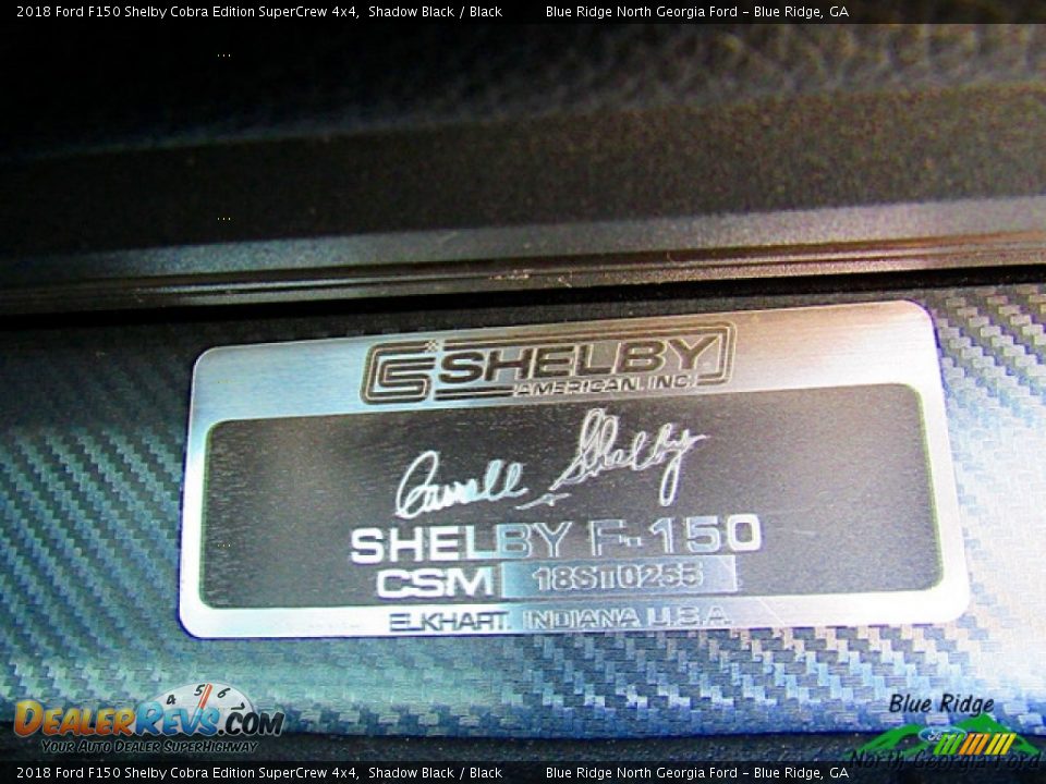 2018 Ford F150 Shelby Cobra Edition SuperCrew 4x4 Shadow Black / Black Photo #30