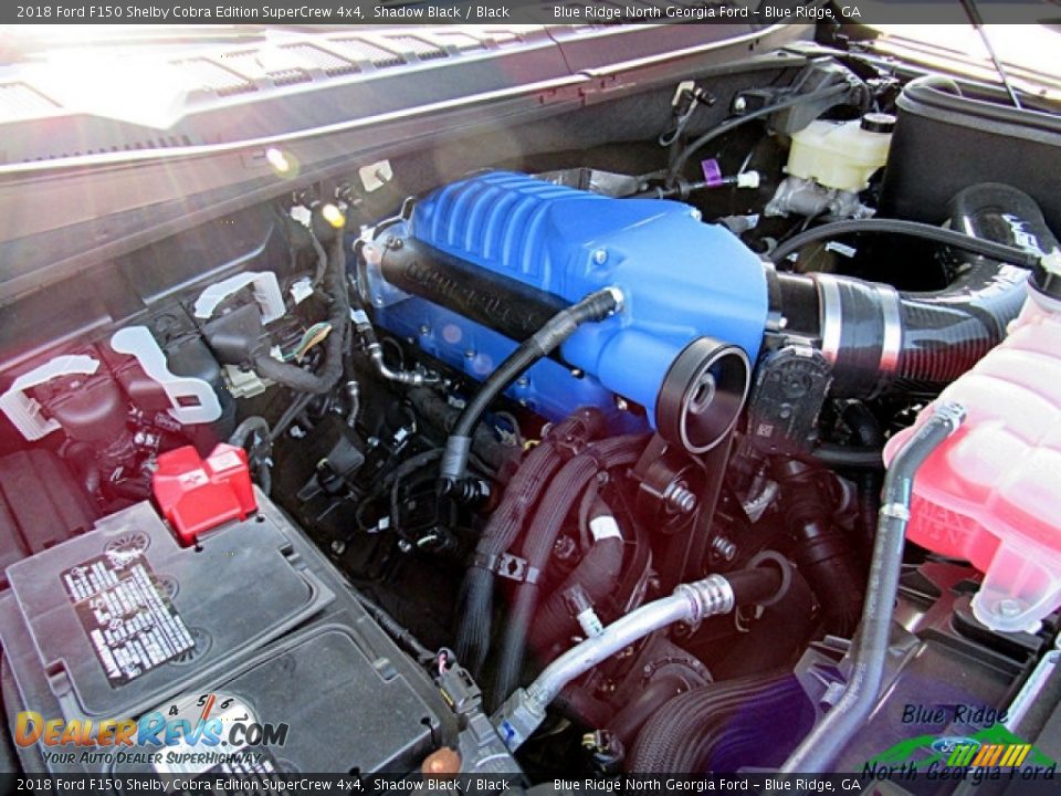 2018 Ford F150 Shelby Cobra Edition SuperCrew 4x4 Shadow Black / Black Photo #32