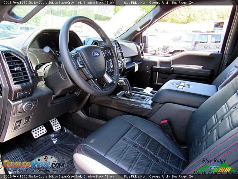 2018 Ford F150 Shelby Cobra Edition SuperCrew 4x4 Shadow Black / Black Photo #36