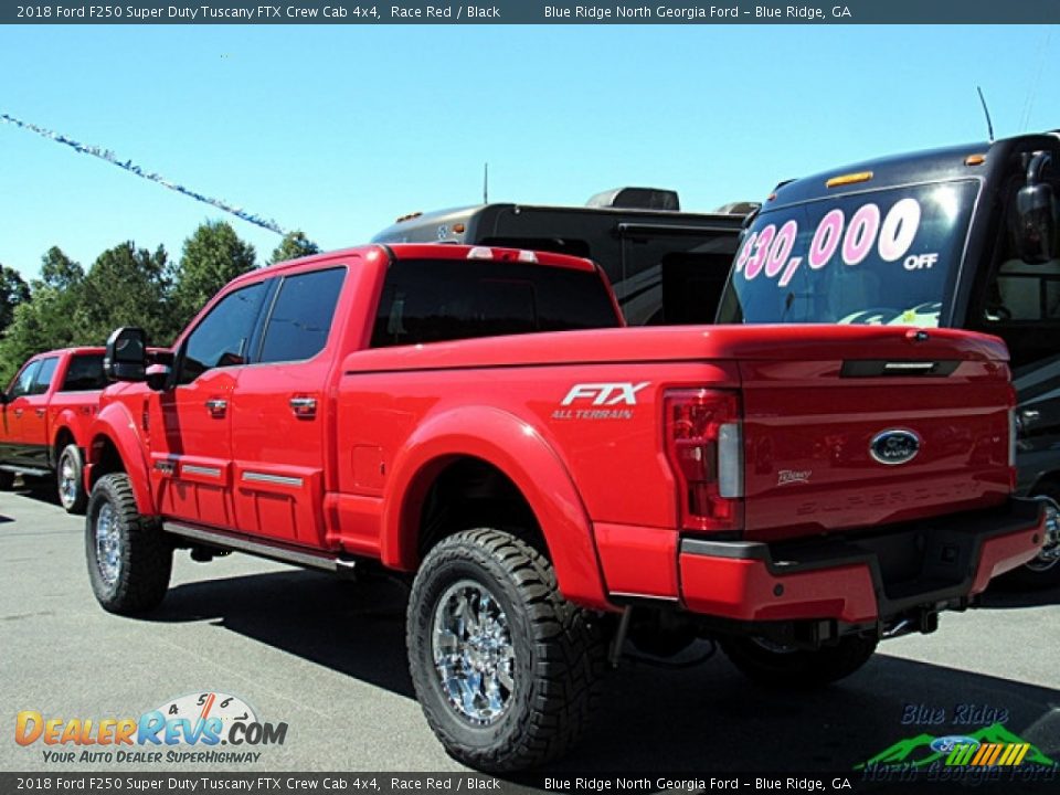 2018 Ford F250 Super Duty Tuscany FTX Crew Cab 4x4 Race Red / Black Photo #3