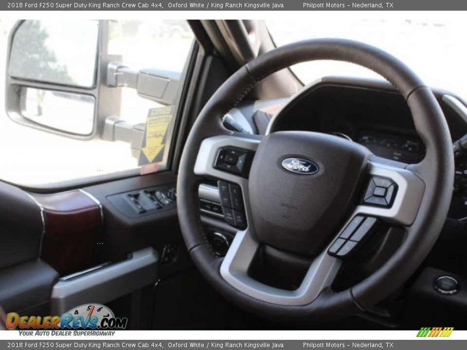2018 Ford F250 Super Duty King Ranch Crew Cab 4x4 Oxford White / King Ranch Kingsville Java Photo #28