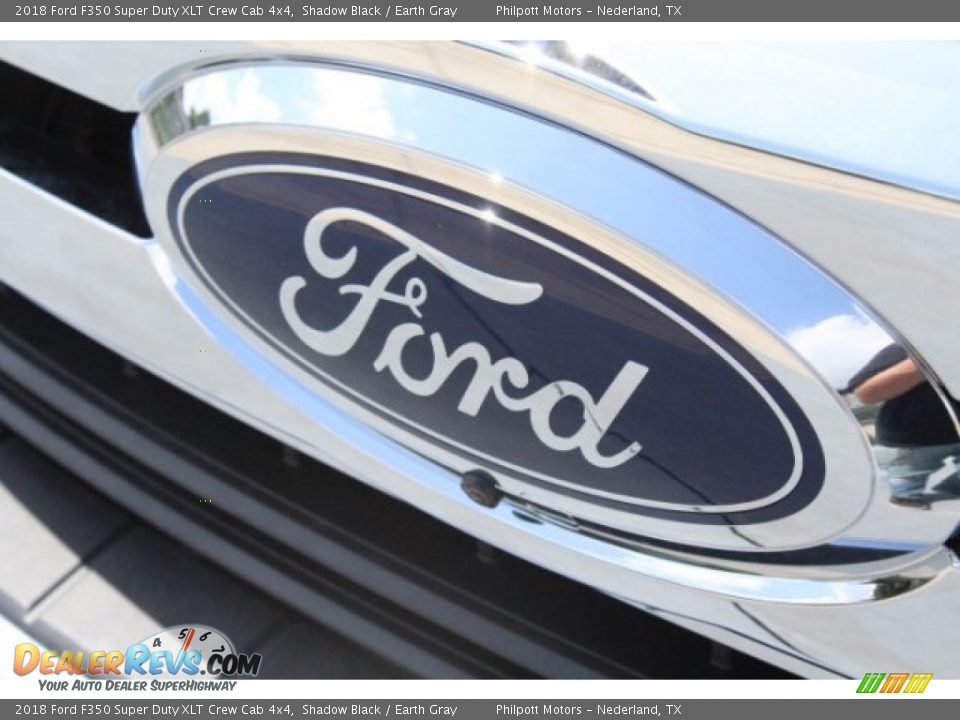 2018 Ford F350 Super Duty XLT Crew Cab 4x4 Shadow Black / Earth Gray Photo #4