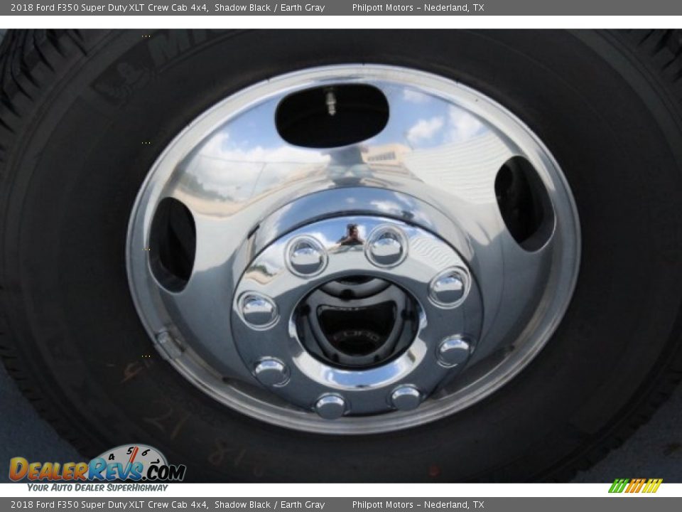 2018 Ford F350 Super Duty XLT Crew Cab 4x4 Shadow Black / Earth Gray Photo #5
