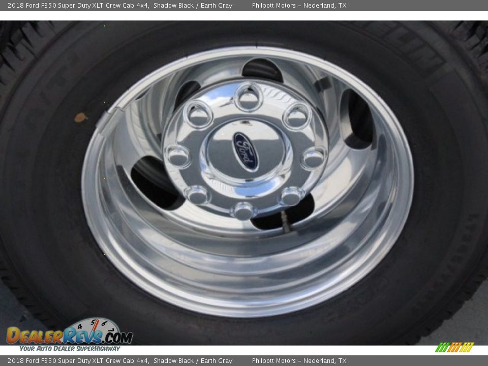2018 Ford F350 Super Duty XLT Crew Cab 4x4 Shadow Black / Earth Gray Photo #6