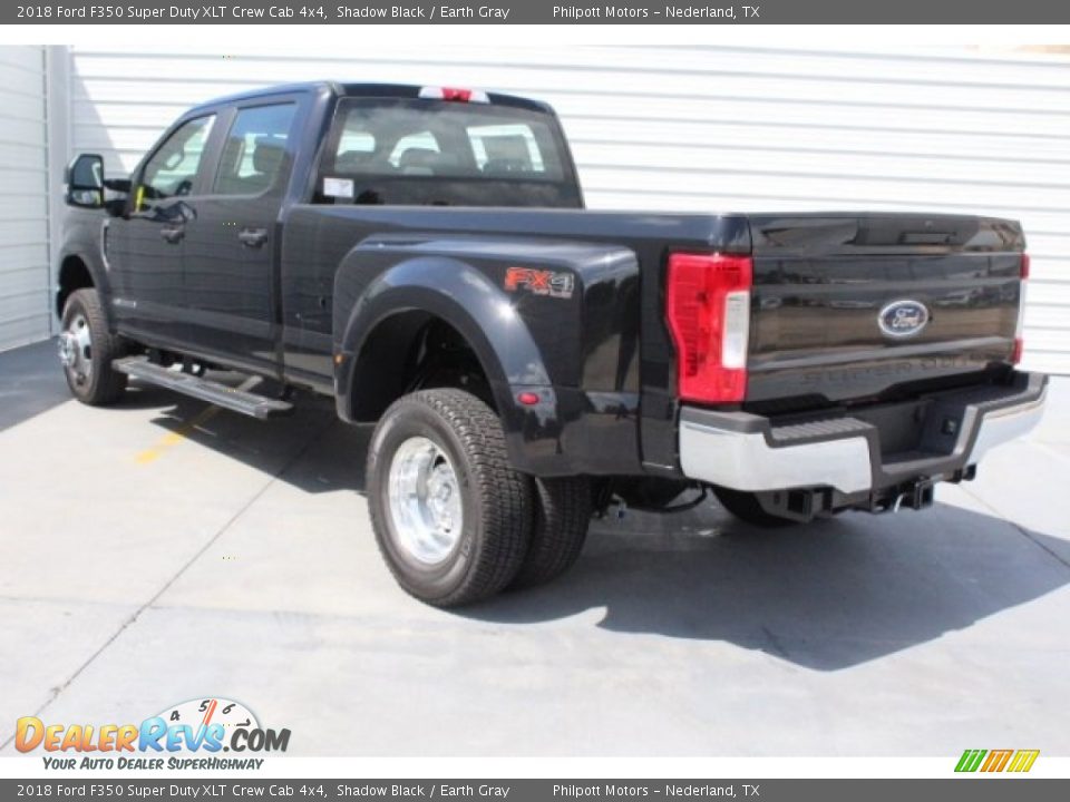 2018 Ford F350 Super Duty XLT Crew Cab 4x4 Shadow Black / Earth Gray Photo #7