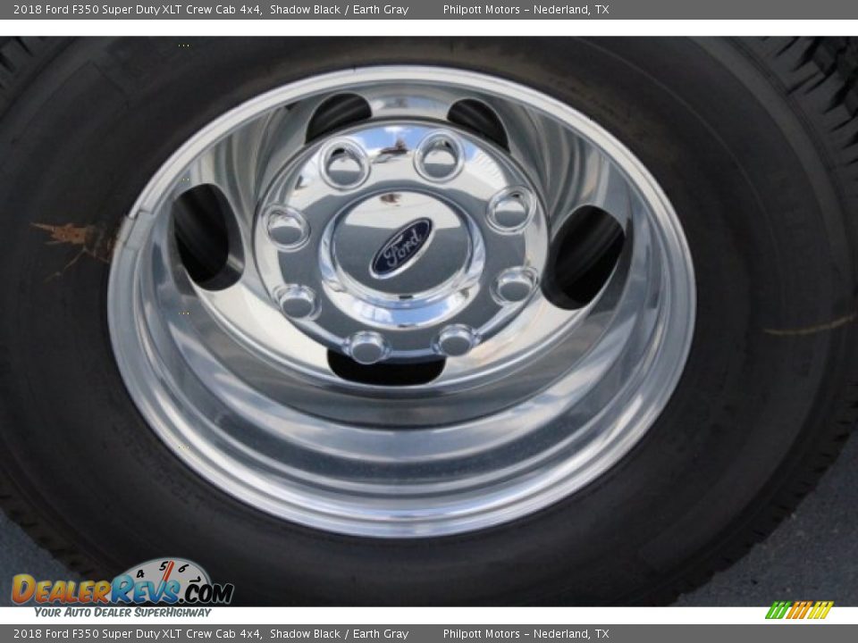 2018 Ford F350 Super Duty XLT Crew Cab 4x4 Shadow Black / Earth Gray Photo #10