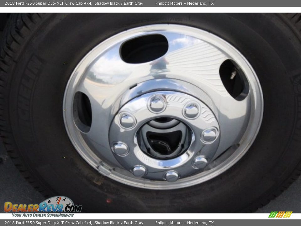 2018 Ford F350 Super Duty XLT Crew Cab 4x4 Shadow Black / Earth Gray Photo #11