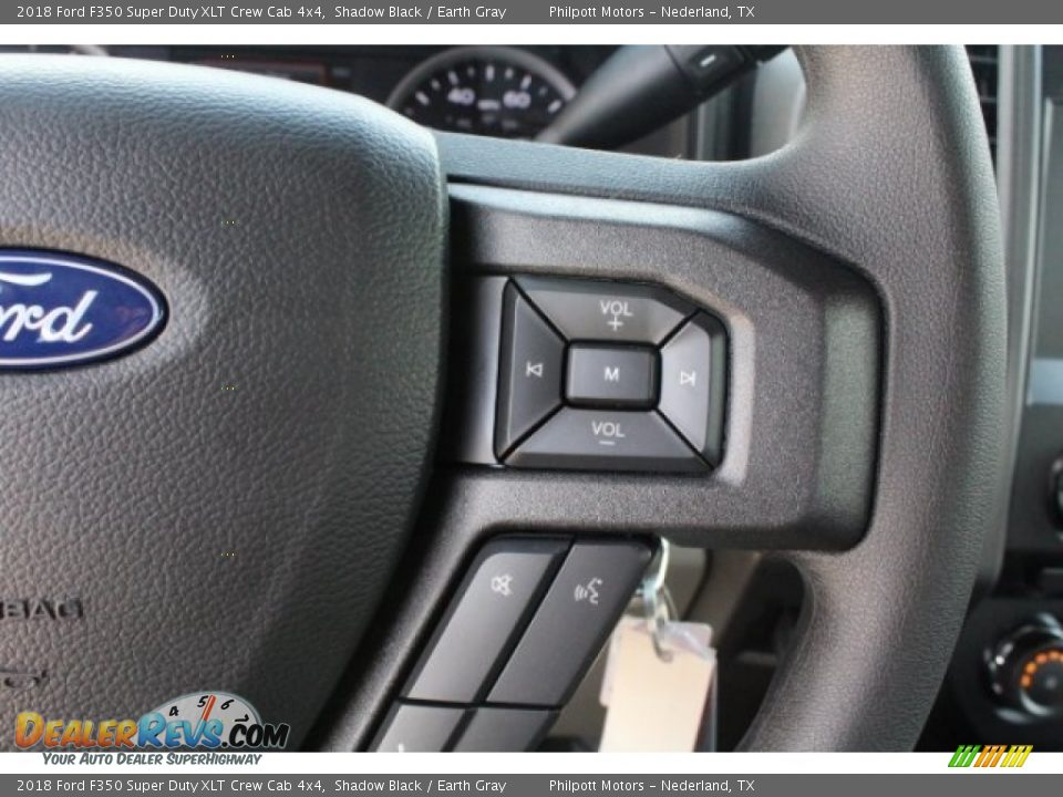 2018 Ford F350 Super Duty XLT Crew Cab 4x4 Shadow Black / Earth Gray Photo #19
