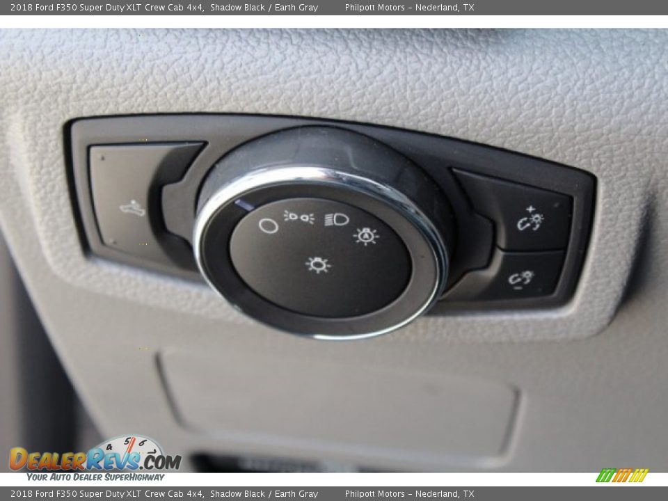 2018 Ford F350 Super Duty XLT Crew Cab 4x4 Shadow Black / Earth Gray Photo #21