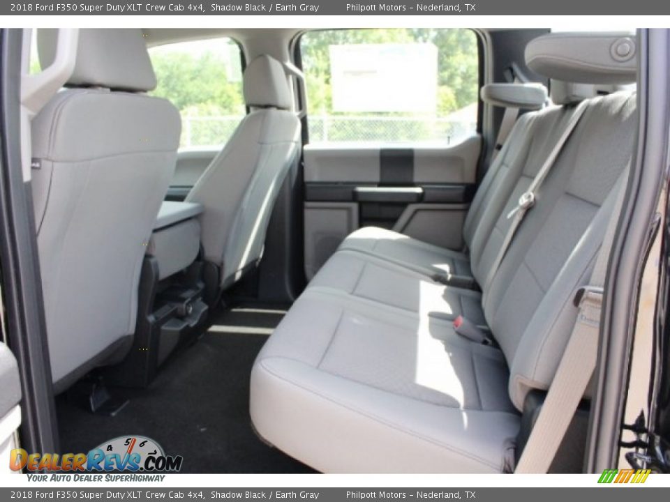 2018 Ford F350 Super Duty XLT Crew Cab 4x4 Shadow Black / Earth Gray Photo #23