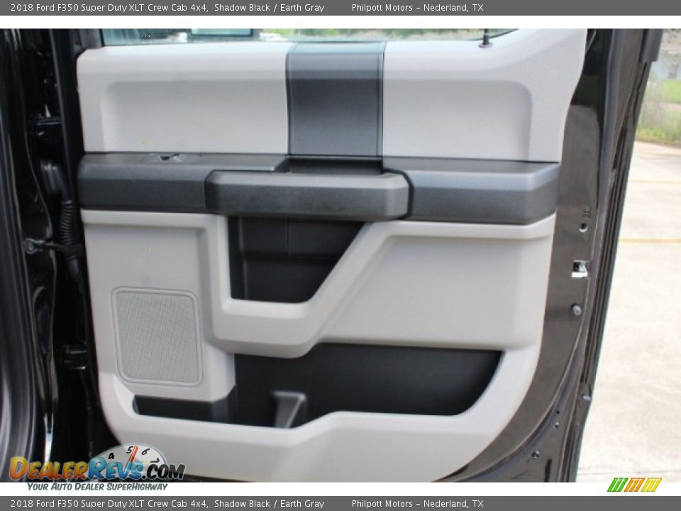 2018 Ford F350 Super Duty XLT Crew Cab 4x4 Shadow Black / Earth Gray Photo #27