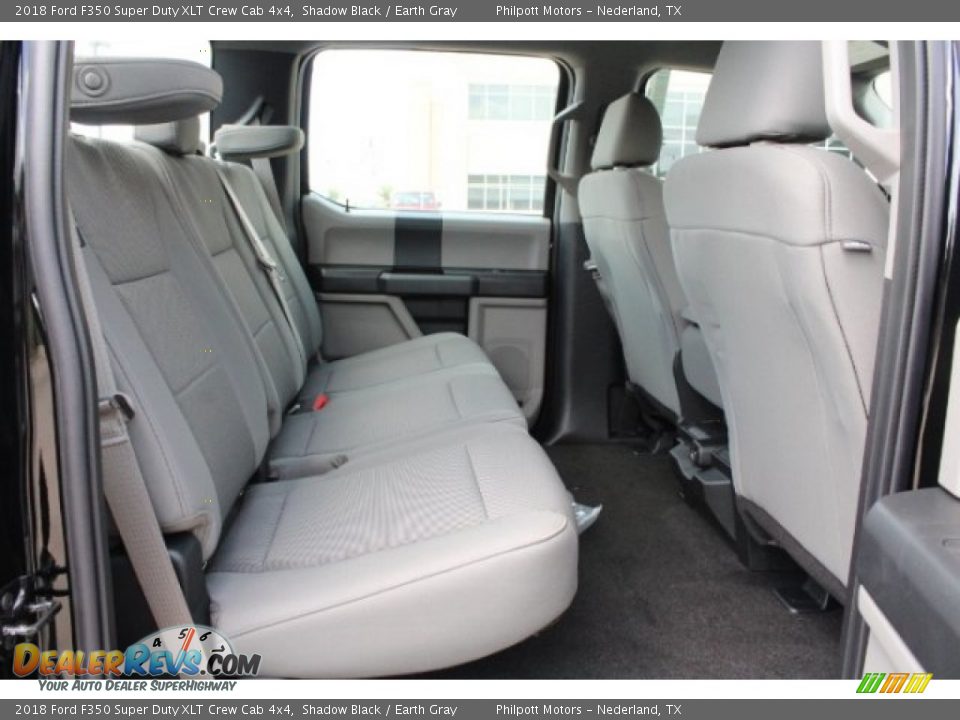 2018 Ford F350 Super Duty XLT Crew Cab 4x4 Shadow Black / Earth Gray Photo #28
