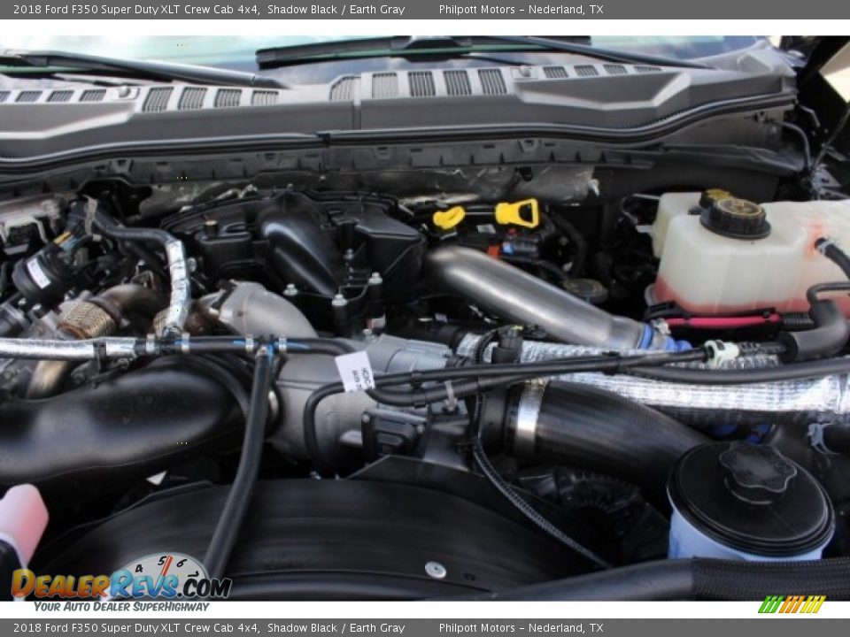 2018 Ford F350 Super Duty XLT Crew Cab 4x4 Shadow Black / Earth Gray Photo #32