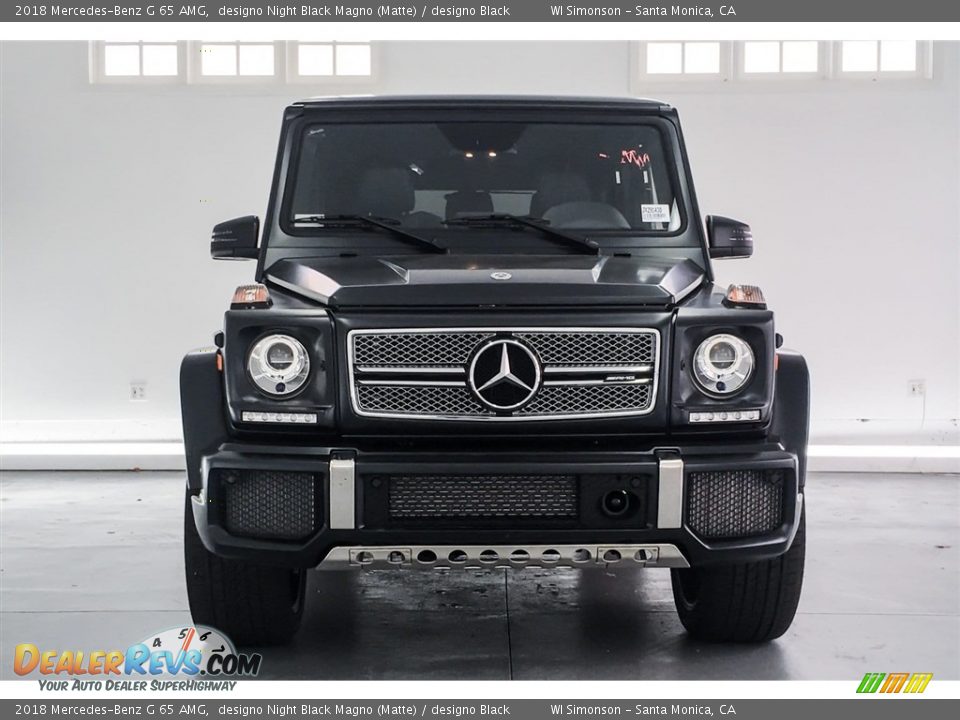 2018 Mercedes-Benz G 65 AMG designo Night Black Magno (Matte) / designo Black Photo #2