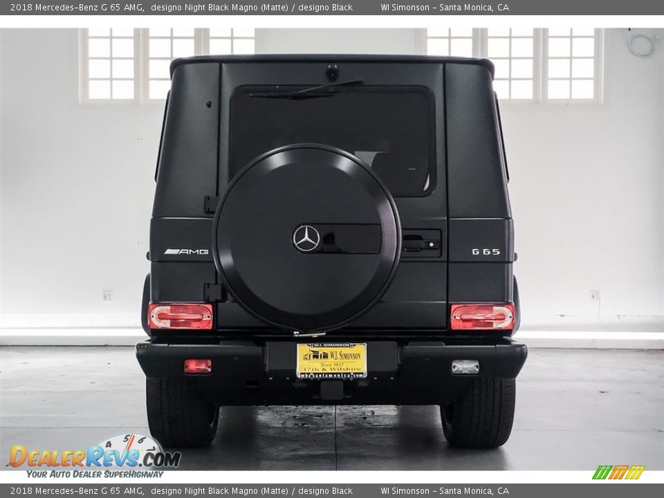 2018 Mercedes-Benz G 65 AMG designo Night Black Magno (Matte) / designo Black Photo #3