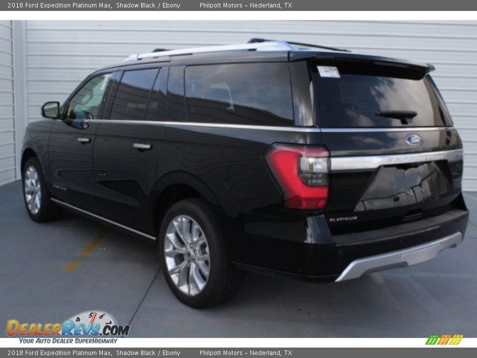 2018 Ford Expedition Platinum Max Shadow Black / Ebony Photo #7