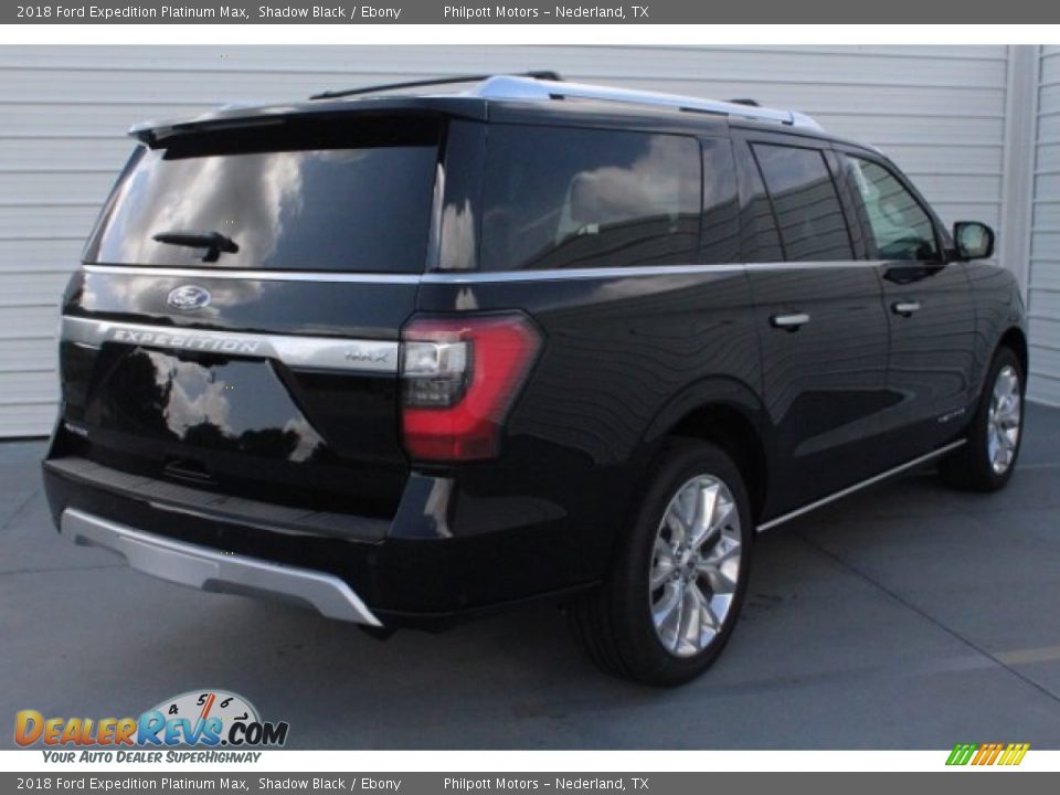 2018 Ford Expedition Platinum Max Shadow Black / Ebony Photo #9