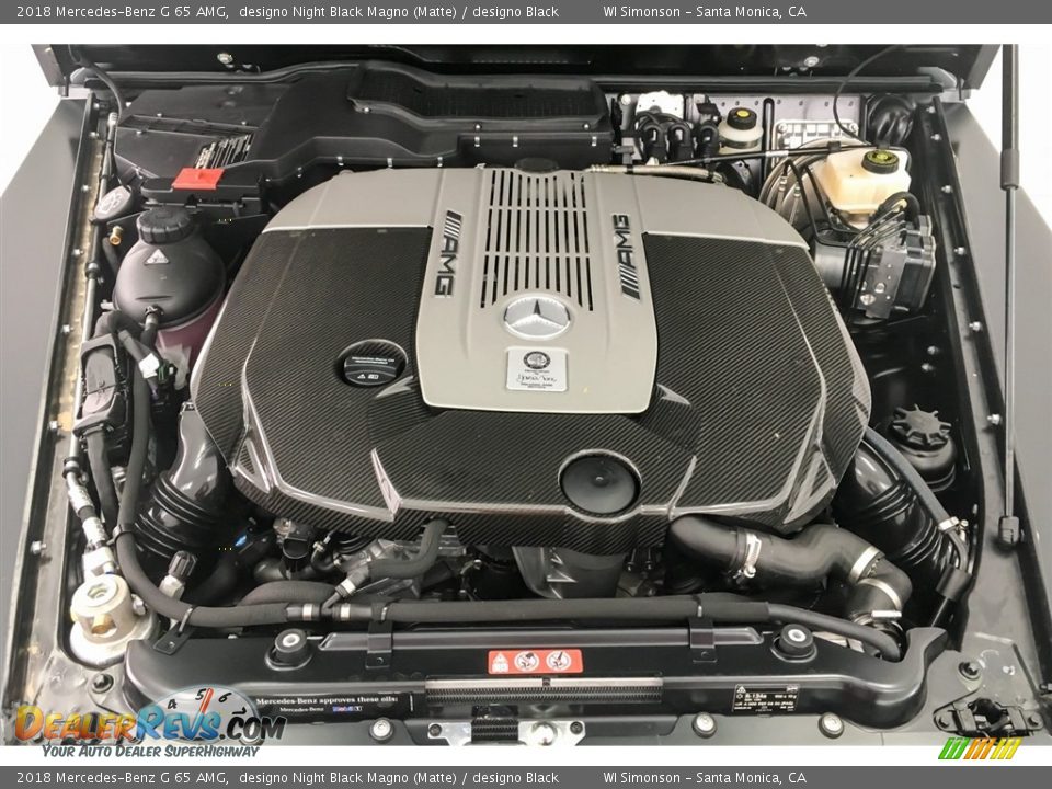 2018 Mercedes-Benz G 65 AMG 6.0 Liter AMG biturbo SOHC 36-Valve V12 Engine Photo #9