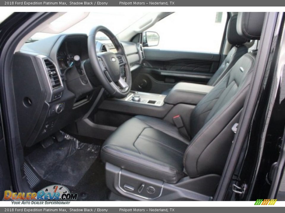 Front Seat of 2018 Ford Expedition Platinum Max Photo #14