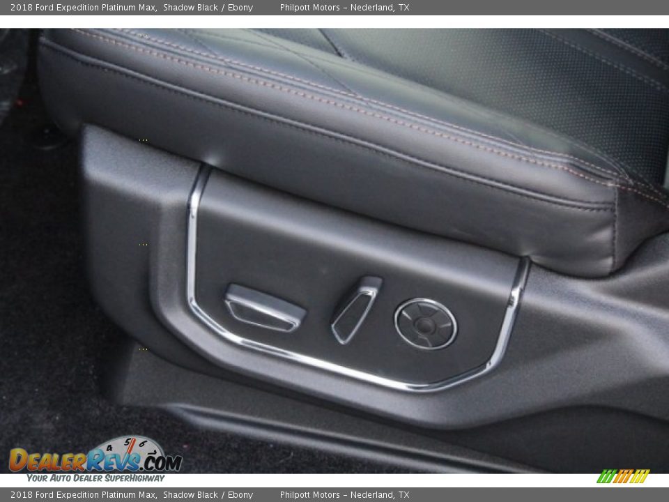 2018 Ford Expedition Platinum Max Shadow Black / Ebony Photo #15