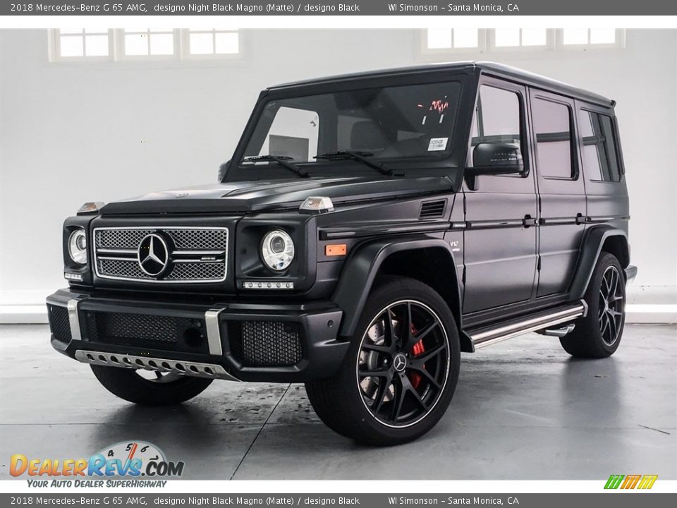 2018 Mercedes-Benz G 65 AMG designo Night Black Magno (Matte) / designo Black Photo #13