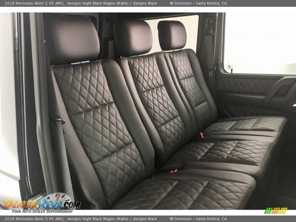 Rear Seat of 2018 Mercedes-Benz G 65 AMG Photo #15