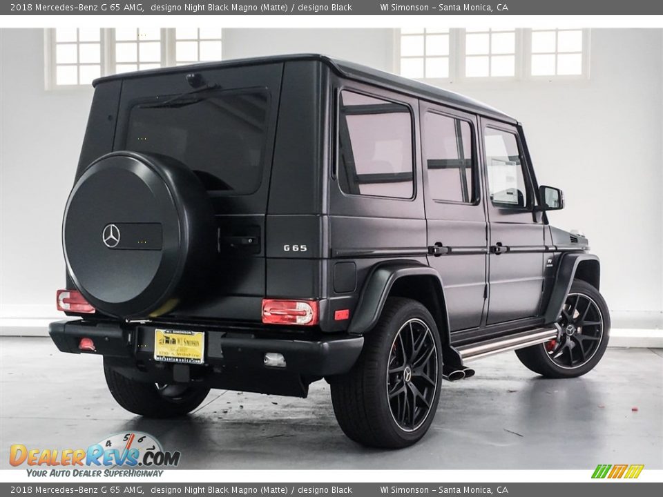 2018 Mercedes-Benz G 65 AMG designo Night Black Magno (Matte) / designo Black Photo #16