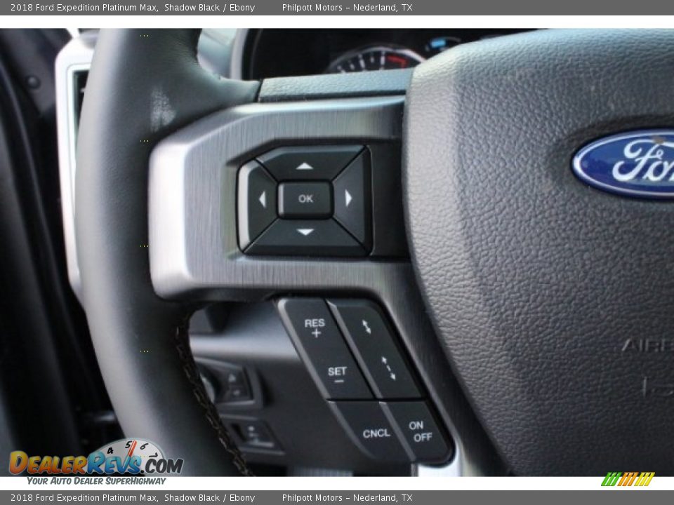 2018 Ford Expedition Platinum Max Steering Wheel Photo #23