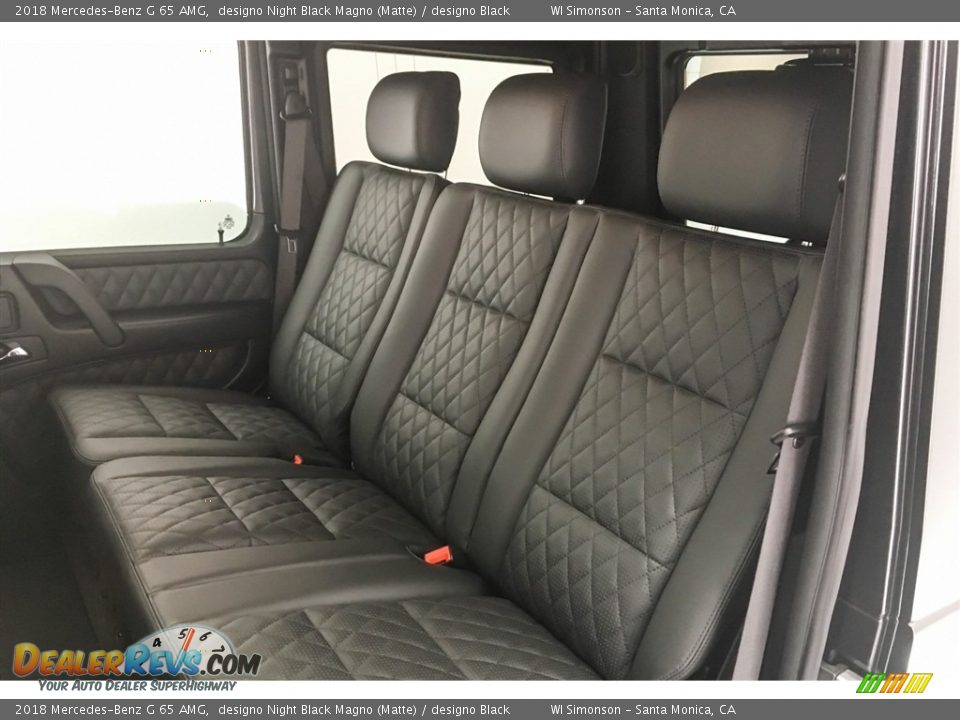 Rear Seat of 2018 Mercedes-Benz G 65 AMG Photo #17