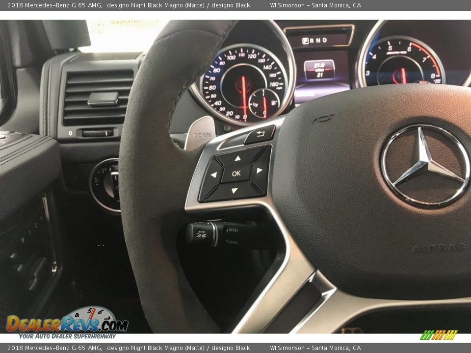 2018 Mercedes-Benz G 65 AMG Steering Wheel Photo #18