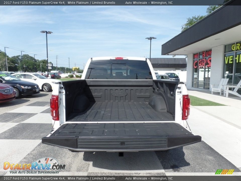 2017 Ford F150 Platinum SuperCrew 4x4 White Platinum / Limited Brunello Photo #5